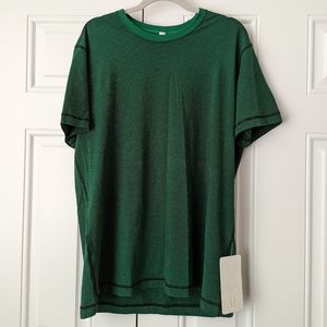 NWT Lululemon 5 Year Basic T Men's green